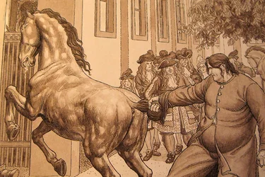 Illustration for the Book Martin Krpan